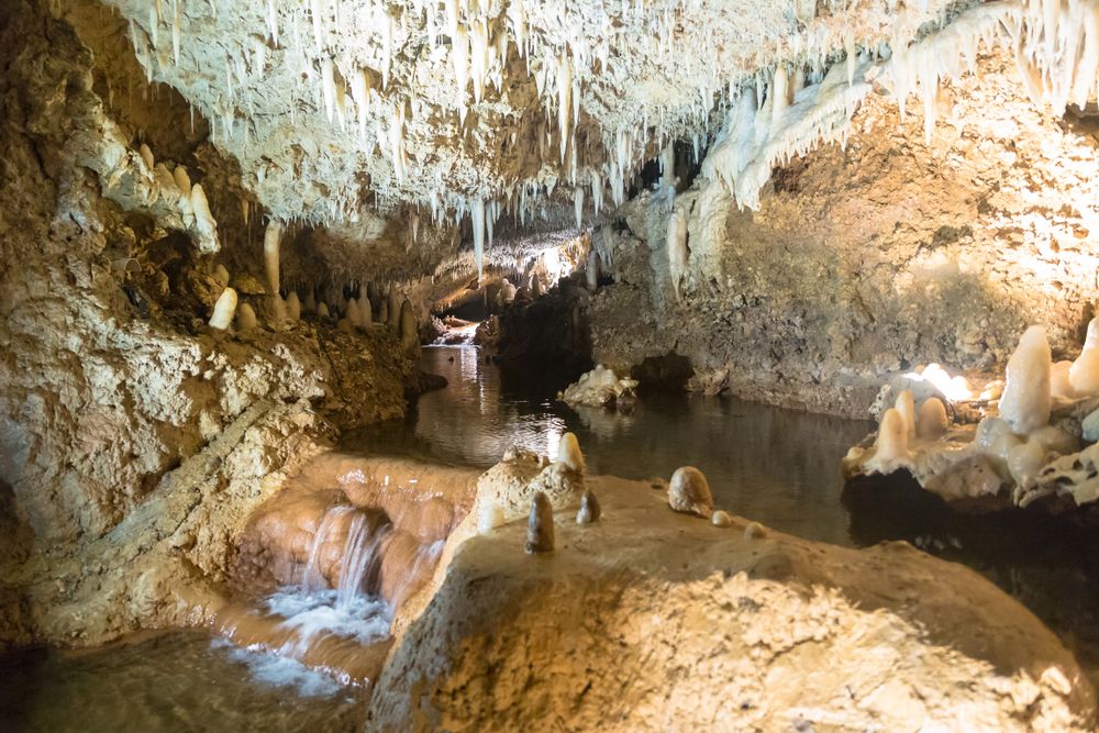 harrisons cave barbados waterfall