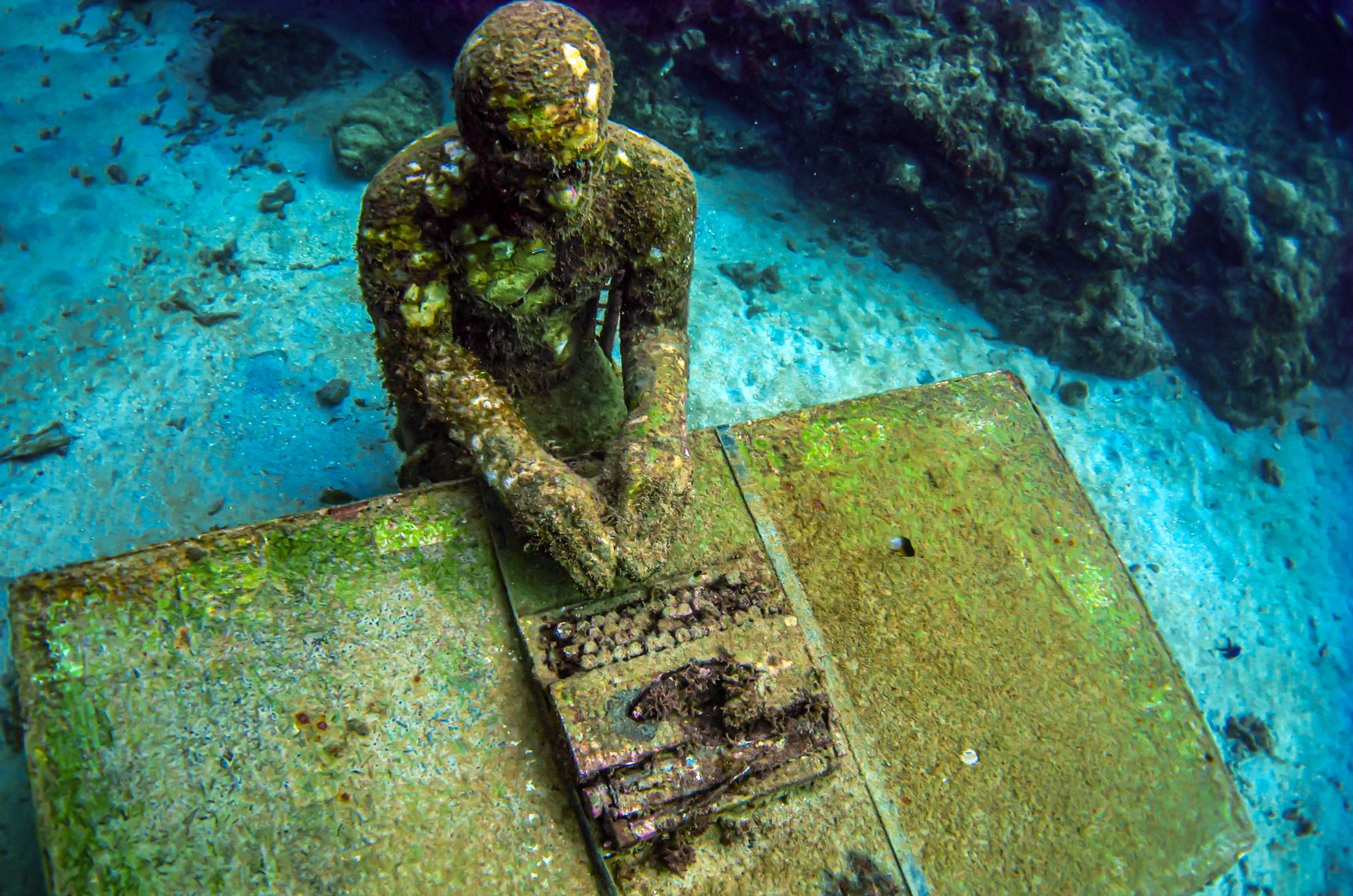 Scuba Diving Grenada underwater sculpture