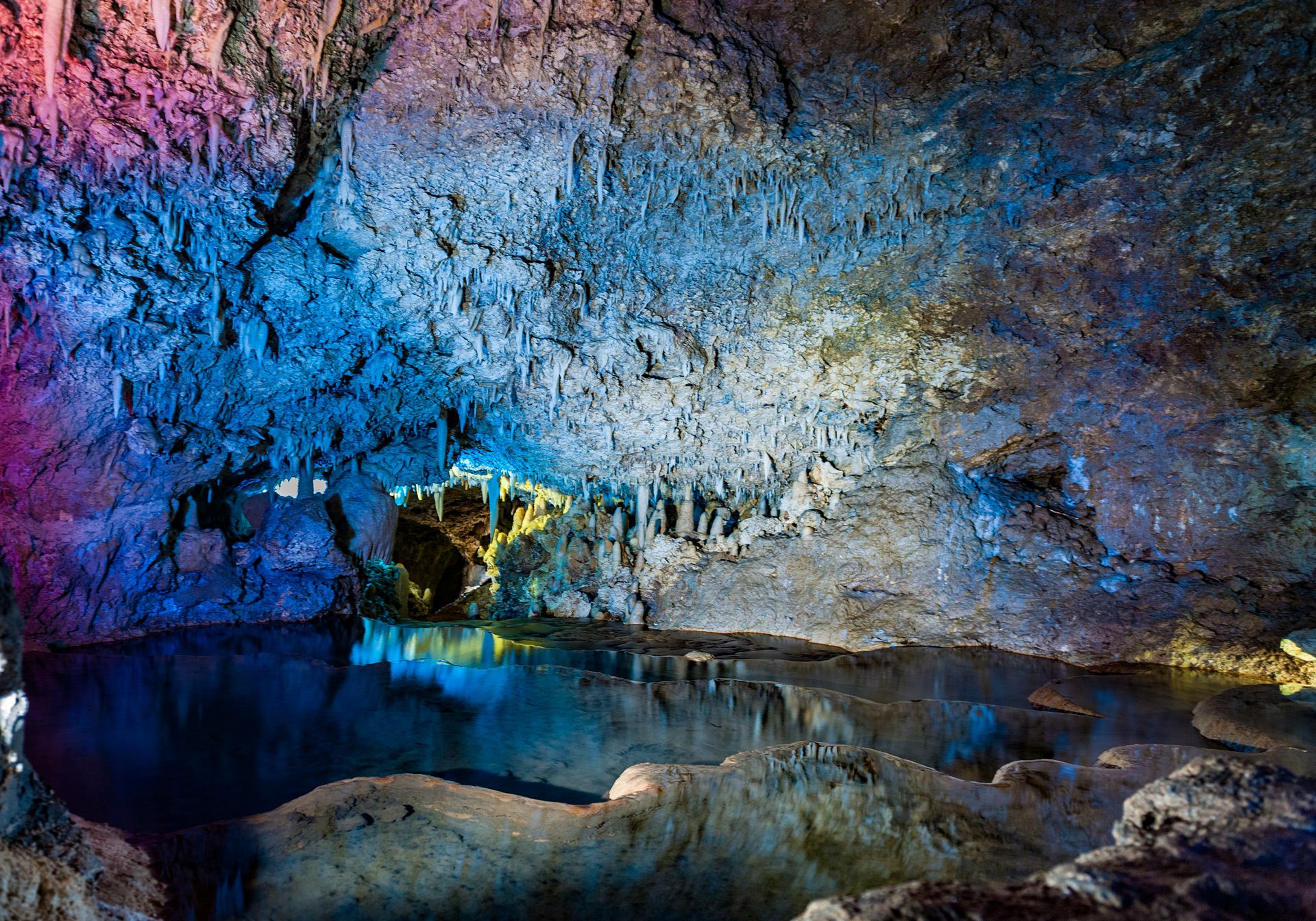 Harrison's Cave barbados main chamber