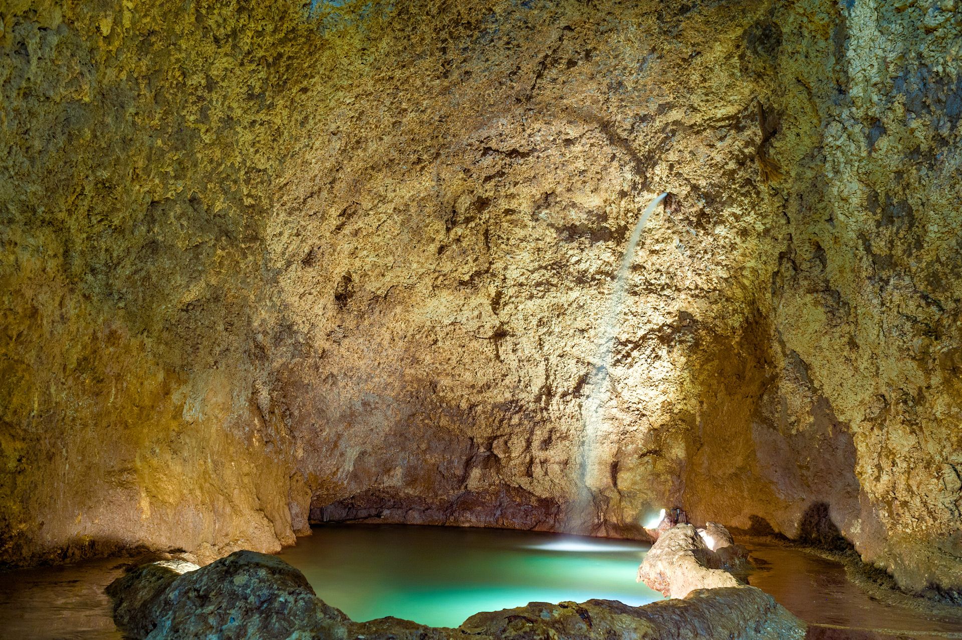 Harrison's Cave Barbados cave pool