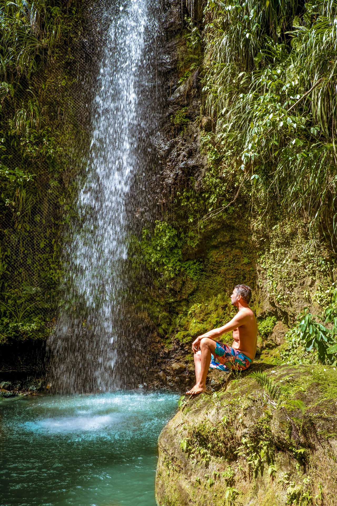 toraille waterfall saint lucia