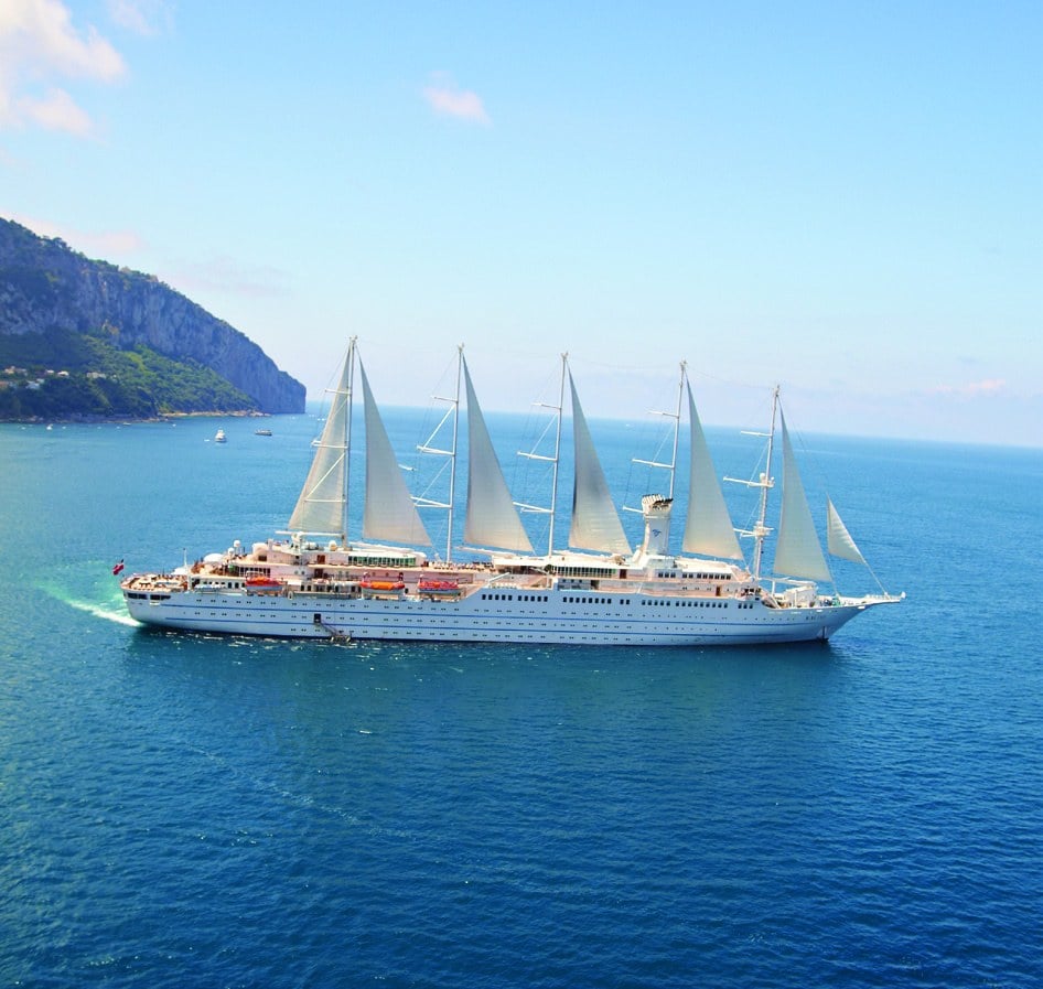 Tauck Greek Isles and Aegean Small Ship Yacht Cruises - Windstar Sailing Yacht in Mediterranean Waters
