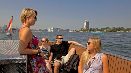 Blue Boat Sightseeing Canal Cruise