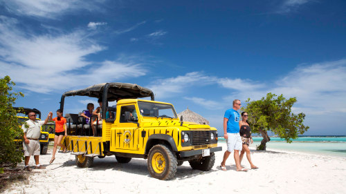 Baby Beach Jeep Adventure