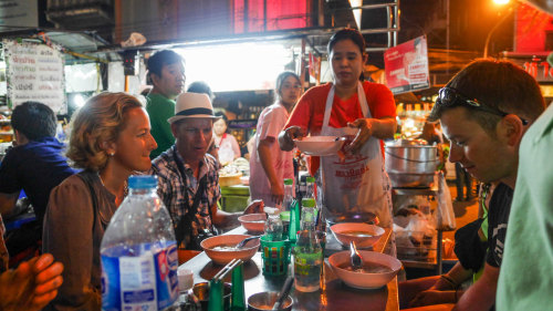 Yaowarat Night Food Walk by Bangkok Food Tours