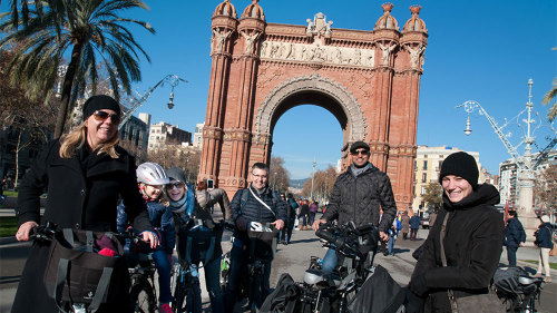Gaudi City Tour by Electronic Bike