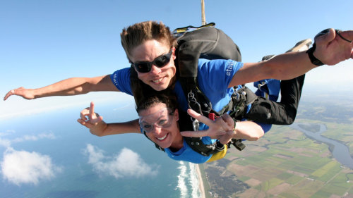 Tandem Beach Skydive by Skydive the Beach Byron Bay