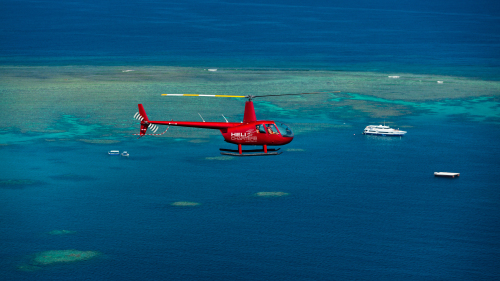 Full-Day Reef Cruise & Helicopter Flight