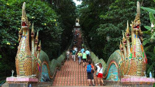 Half-Day Excursion to Wat Doi Suthep & Hmong Hill-Tribe Village