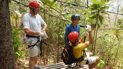 Mae Taeng Bike & Zipline Adventure