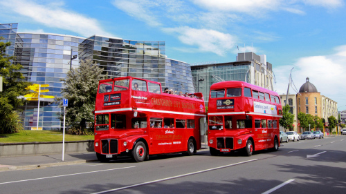 Discover Christchurch Double Decker City Tour