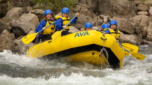 Whitewater Rafting Brown