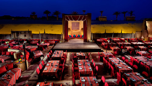 Dinner at Al Hadheerah Desert Restaurant with Live Folklore Show