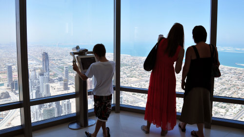 Burj Khalifa "At the Top" Observation Deck & Afternoon Tea at Platos