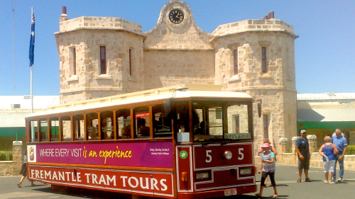 Hop-On Hop-Off Tram Ticket & Fremantle Prison Tour by City Tours