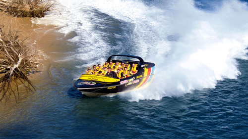 Jet Boat Ride by Paradise Jet Boating