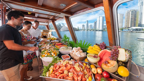 Noon River Cruise with Lunch Buffet by Wyndham Cruises