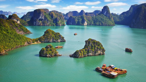 Halong Bay Full-Day Boat Cruise by Threeland Travel