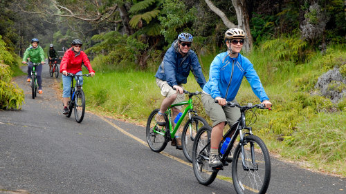 Bicycling Adventure to Kilauea Volcano