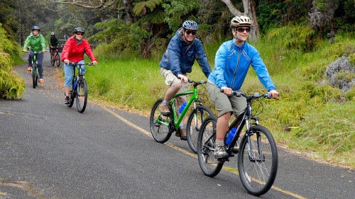 Kilauea Volcano Bike & Lava Combo Tour