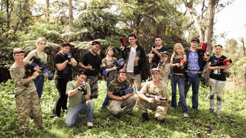 Laser Tag Park in a Tropical Cloud Forest