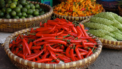 Vietnamese Cooking Class Session with Market Tour by Threeland Travel