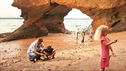 Hopewell Rocks Ocean Tidal Exploration Site