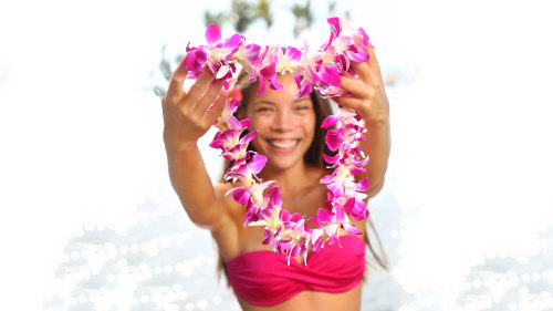 Traditional Hawaiian Lei Greeting Upon Airport Arrival