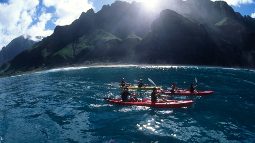 Full-Day Na Pali Coast Ocean Kayak Adventure