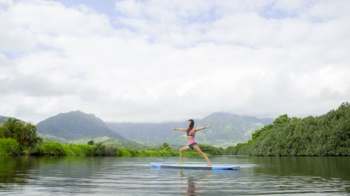 Stand-Up Paddle Board Yoga