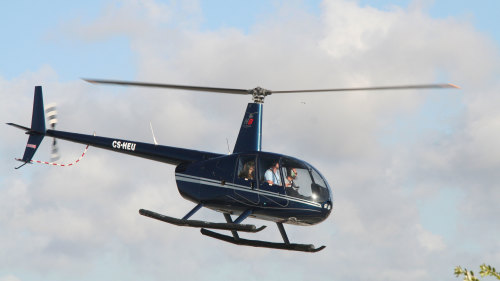 Tagus River by Helicopter with Sushi Lunch