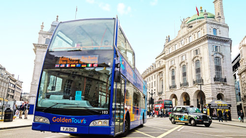 Hop-On Hop-Off Bus Tour & Thames Cruise by GoldenTours
