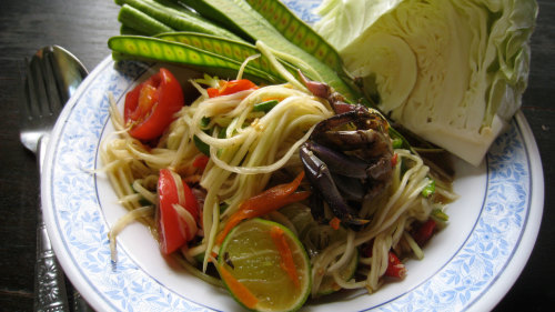 Small-Group Laos Cooking Class at Tamnak Lao Restaurant Cooking School