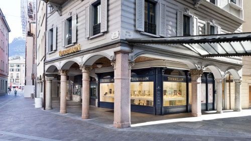 Lugano, Switzerland - June 1, 2019: Louis Vuitton Store In Lugano
