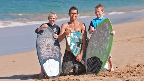 Skimboarding Lesson