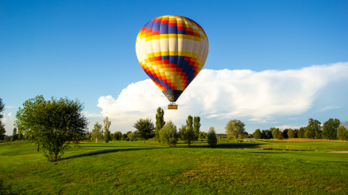 Hot Air Balloon Flight over Lombardy