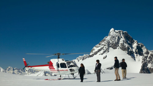 Milford Sound Flight & Beach Landing by Glacier Southern Lakes Helicopters