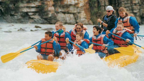 5-Mile Athabasca River Rafting Trip