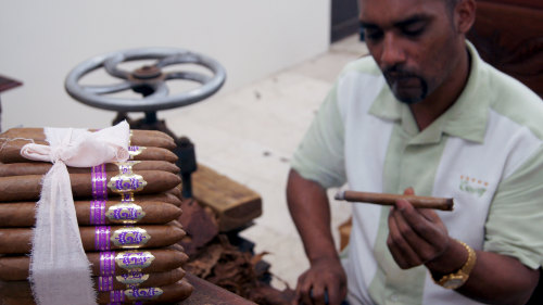 Cigar Rolling Lesson