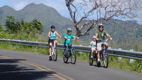 Oahu Bike & Waterfall Hike