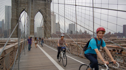 Hudson River Waterfront & Brooklyn Bridge Bicycle Tour