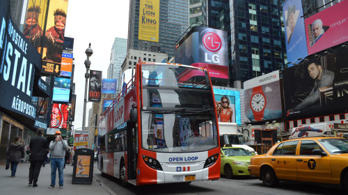 Hop-on Hop-off Double-Decker Sightseeing Bus Pass by Open Loop