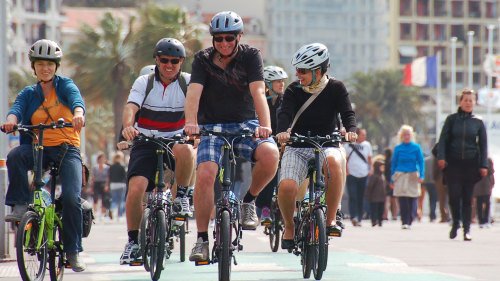 Promenade des Anglais, Castle Hill & Old Nice Bike Tour