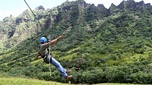 Kualoa Treetop Canopy Zipline Tour