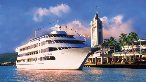 Sunset Dinner Cruise with Roast Beef Buffet & Polynesian Show