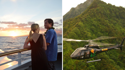 Sunset Buffet Dinner Cruise & Helicopter Tour