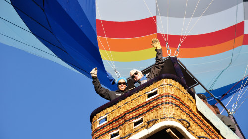 Sunrise Hot Air Balloon Flight over Park City