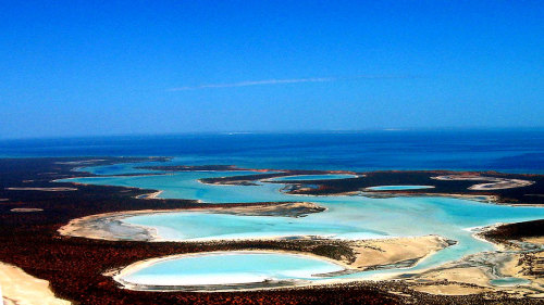 Big Lagoon & Denham Flight by Shark Bay Air Charter