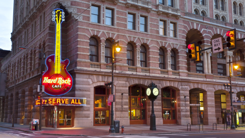 Dining at Hard Rock Cafe with Priority Seating