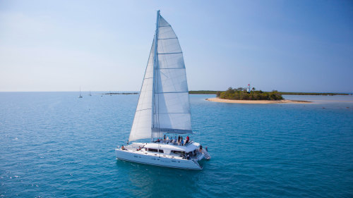 Sunset Luxury Sailing to Low Isles by Aquarius Sail & Snorkel